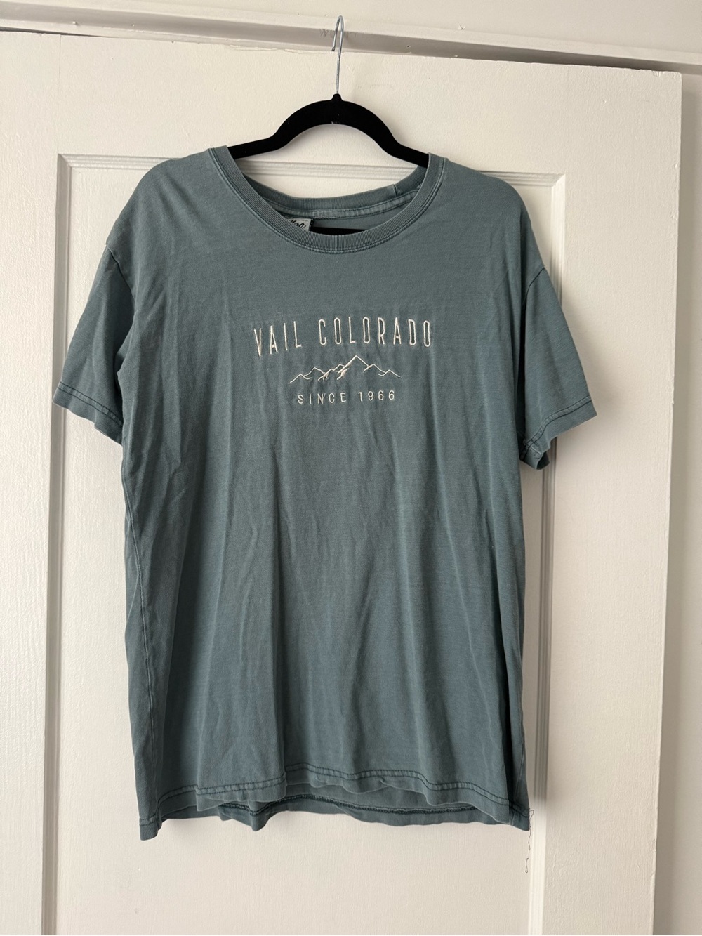 Vail Colorado Short Sleeve Tee in Blue